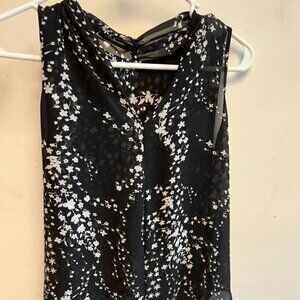 Ann Taylor Sheer Sleeveless Blouse